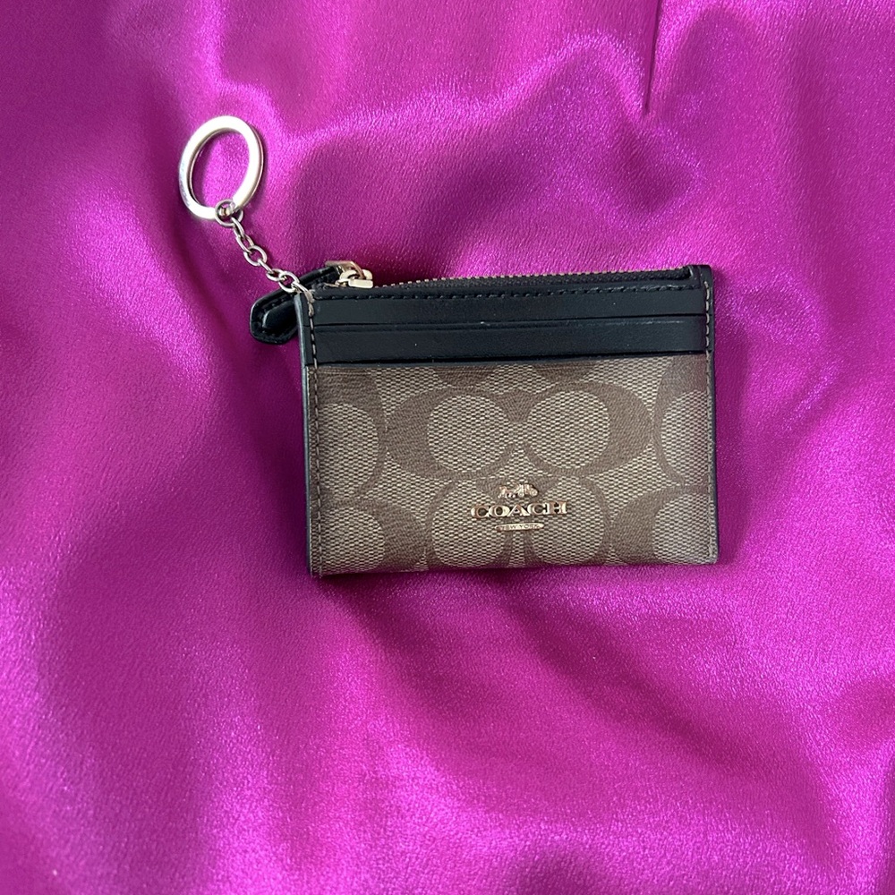 Genuine Coach Keychain Wallet